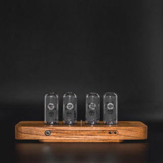 Authentic Large IN-18 Nixie Tube Clock | Replaceable Tubes | Motion Sensor | Solid Wood Case - NIXIE STAR