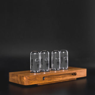 Authentic Large IN-18 Nixie Tube Clock | Replaceable Tubes | Motion Sensor | Solid Wood Case - NIXIE STAR