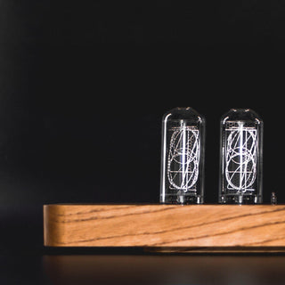 Authentic Large IN-18 Nixie Tube Clock | Replaceable Tubes | Motion Sensor | Solid Wood Case - NIXIE STAR