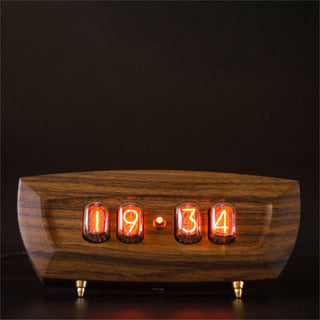 Authentic IN-12 Nixie Tube Clock | Vintage Design | Energy Saving | Extra Tube Included | High Precision - NIXIE STAR