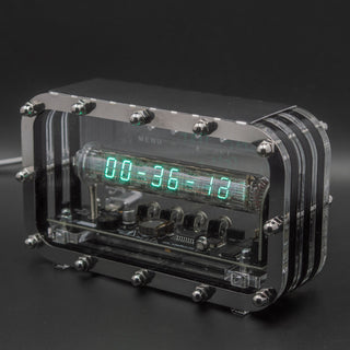 IV-18 VFD Tube Clock — Divergence Meter — Soviet IV-18 vacuum tube clock