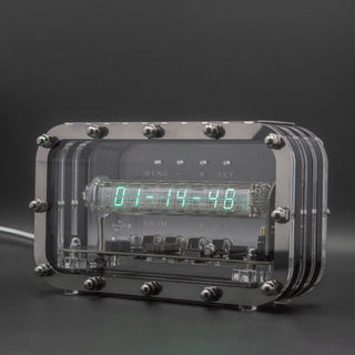 IV-18 VFD Tube Clock — Divergence Meter — Soviet IV-18 vacuum tube clock