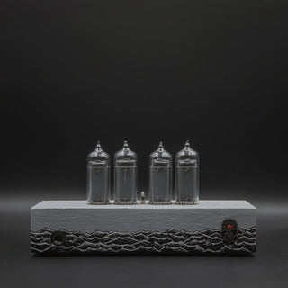 Hand-painted Nixie Tube Clock with Replaceable IN-14 Nixie Tubes, Motion Sensor, Visual Effects - NIXIE STAR