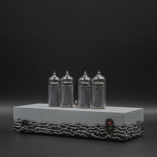 Hand-painted Nixie Tube Clock with Replaceable IN-14 Nixie Tubes, Motion Sensor, Visual Effects - NIXIE STAR