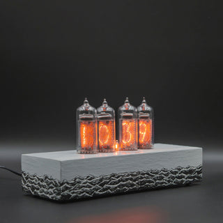 Hand-painted Nixie Tube Clock with Replaceable IN-14 Nixie Tubes, Motion Sensor, Visual Effects - NIXIE STAR