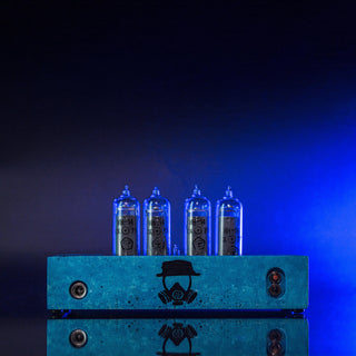 Hand-painted Breaking Bad Nixie Tube Clock with Replaceable IN-14 Nixie Tubes, Motion Sensor, Visual Effects - NIXIE STAR