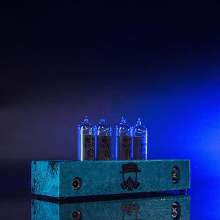 Hand-painted Breaking Bad Nixie Tube Clock with Replaceable IN-14 Nixie Tubes, Motion Sensor, Visual Effects - NIXIE STAR