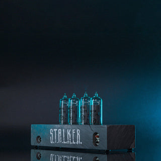 Hand-painted Stalker Nixie Tube Clock with Replaceable IN-14 Nixie Tubes, Motion Sensor, Visual Effects - NIXIE STAR