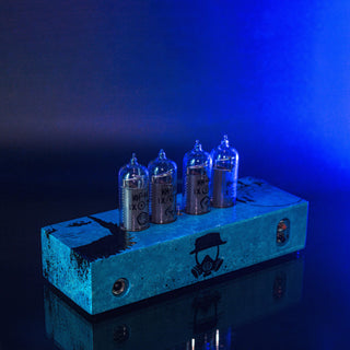 Hand-painted Breaking Bad Nixie Tube Clock with Replaceable IN-14 Nixie Tubes, Motion Sensor, Visual Effects - NIXIE STAR