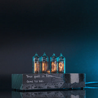 Hand-painted Stalker Nixie Tube Clock with Replaceable IN-14 Nixie Tubes, Motion Sensor, Visual Effects - NIXIE STAR